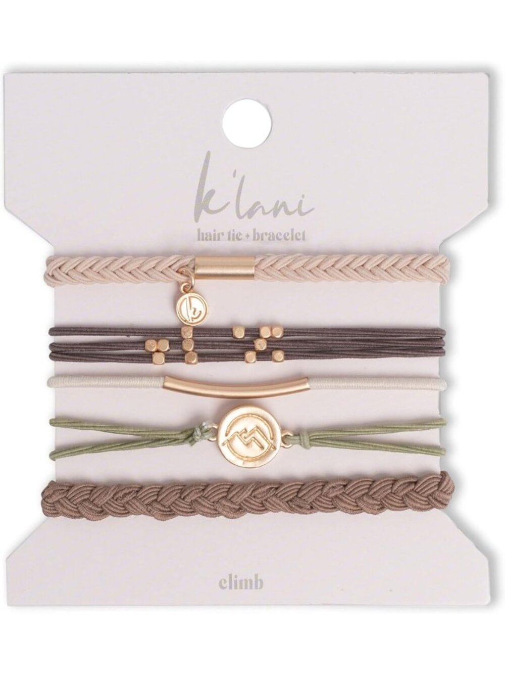 Elastic Hair Tie Bracelets - Stylish Ponytail Holders for Medium Hair